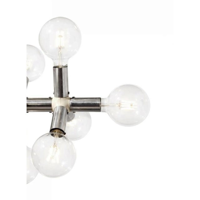 Atomic Chandelier by Robert Haussmann for Swiss Lamps International, 1960s For Sale - Image 4 of 5