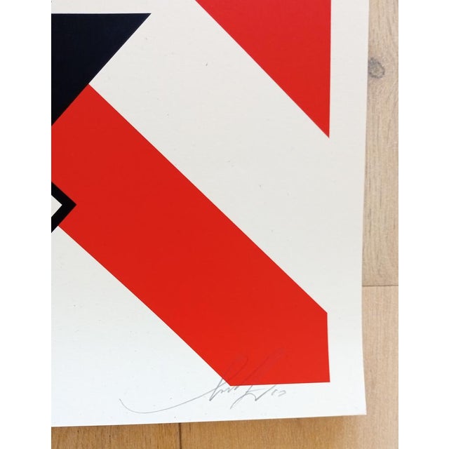 Shepard Fairey (Obey), Constructivist Banner, Screenprint For Sale - Image 4 of 7
