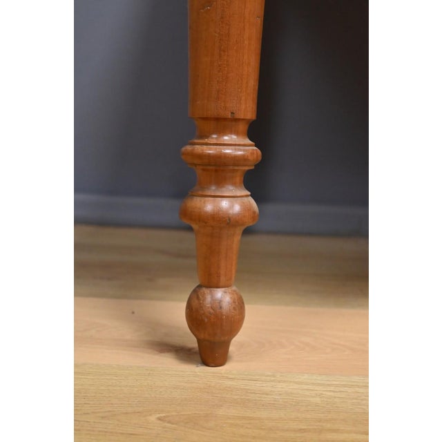 Late 19th Century Cherrywood Farmhouse Table For Sale - Image 11 of 18