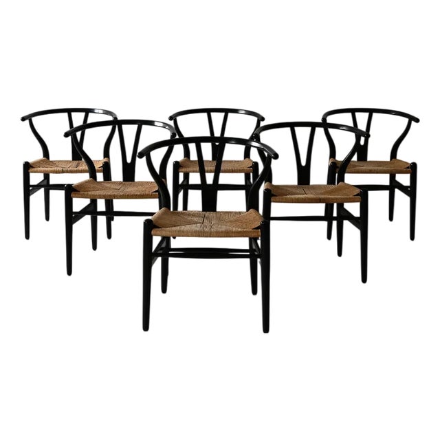 CH24 Chairs by Hans Wegner from Carl Hansen & Søn, 1950s, Set of 6 For Sale
