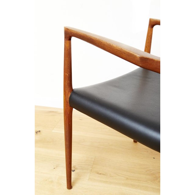 Model 57 Chair in Teak by Niels Otto Møller for J.L. Møllers, 1970s For Sale - Image 12 of 18