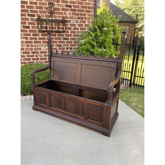 Antique French Entry Hall Bench Settee Chairish