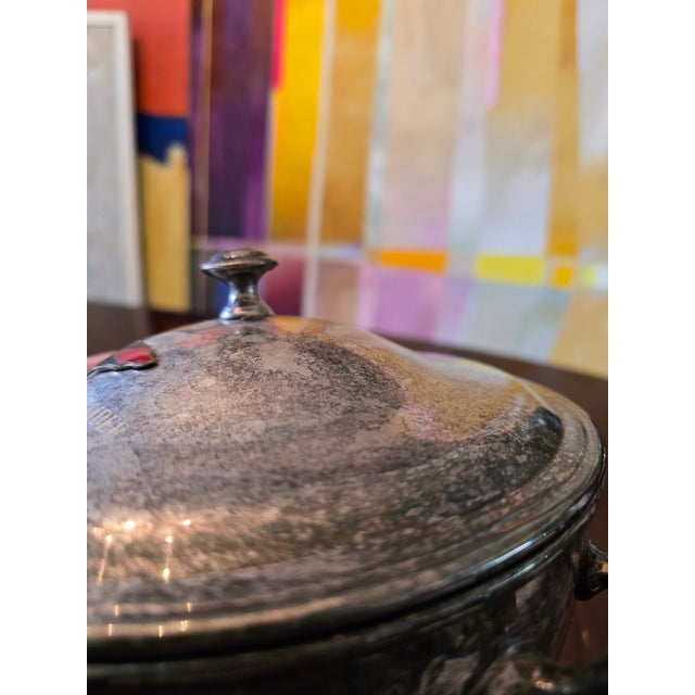 1950s Vintage Silvered Yachting Trophy Centerpiece For Sale - Image 5 of 10