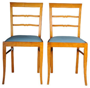 Set of Vintage Biedermeier Chairs in Birch