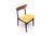 This set of four dining chairs was produced by Schionning and Elgaard in Denmark during the 1960s. The teak chairs feature...