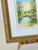 English Original Watercolor Landscape in Gilt Scroll Frame, Signed For Sale - Image 3 of 5