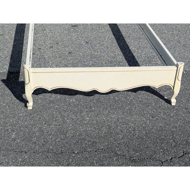 Dixie Furniture 1960s Vintage French Provincial Style Twin Bedframe For Sale - Image 11 of 11