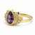 Not Yet Made - Made To Order Lotus Gold Ring With Amethyst Silver, Gold, Size 6 For Sale - Image 5 of 5