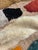 White Moroccan Mrirt Rug in Handwoven Abstract Wool, 2010s For Sale - Image 8 of 13