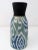 Early 21st Century Costal Blue, White, and Turquoise Hand Painted and Handmade Ceramic Floral Vase For Sale - Image 5 of 7