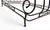 Vintage Signed Brown Jordan "Autumn Guild" Wrought Iron Queen Sleigh Bed For Sale - Image 9 of 16
