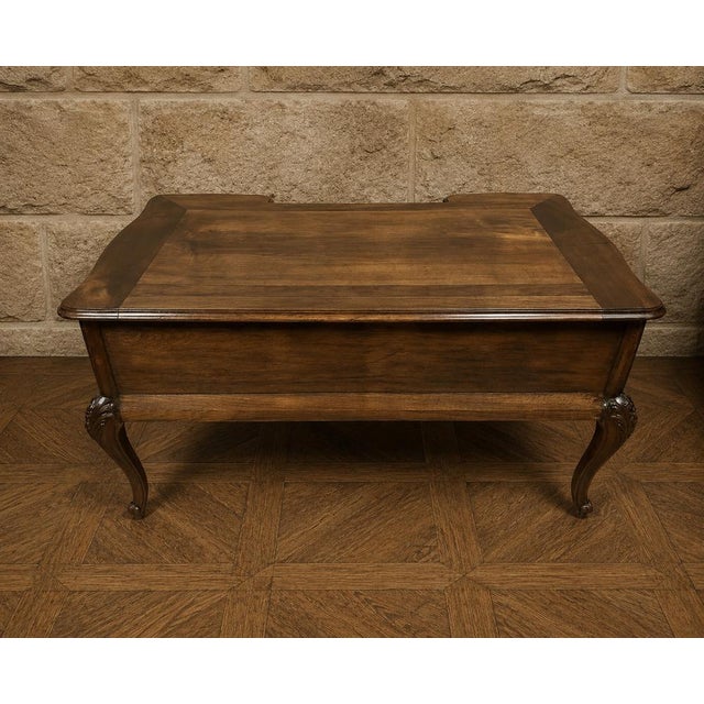 1930s Large Flat Walnut Desk, 1930s For Sale - Image 5 of 6