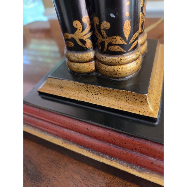 Hollywood Regency Faux Bamboo by Oriental Accents Lamp For Sale In Indianapolis - Image 6 of 16