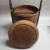 Wood Antique Chinese 3-Tier Woven Wedding Storage Basket For Sale - Image 7 of 8