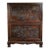 Vintage Rosewood Sliding Door Cabinet With Magpie & Plum Carving For Sale