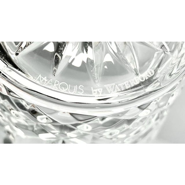 Waterford (Marquis) “Markham” 4 Crystal Double Old Fashioned Glasses For Sale In Dallas - Image 6 of 6