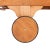 Newport Chaise Lounge Chair with Side Table, Natural/Black Cushion For Sale - Image 10 of 12