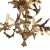 Antique Gilded Bronze 6 Light Chandelier For Sale - Image 5 of 15