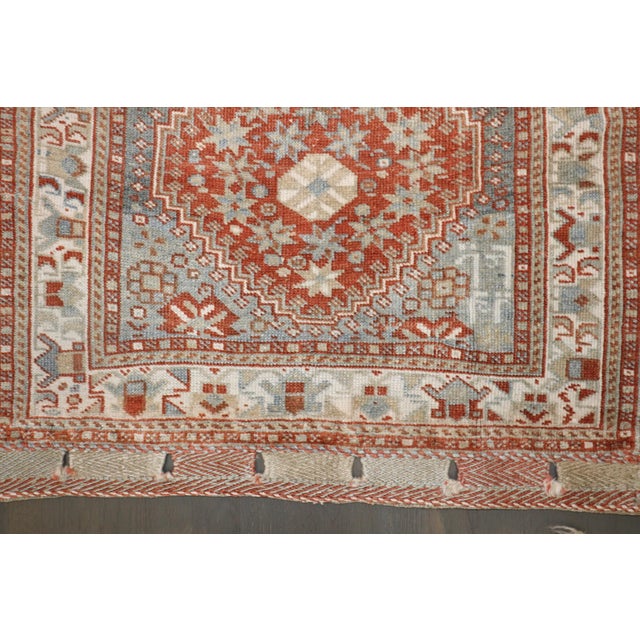 Persian Shiraz Bagface Rug no. j5150 For Sale - Image 4 of 4