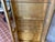 Wood Weiman Vintage Hollywood Regency Style Gold Lighted Curio Display Cabinet 1940s Lighted With Drawer For Sale - Image 7 of 17
