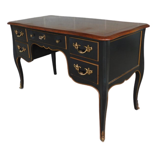 Kindel French Louis XV Style Writing Desk 48"w For Sale