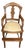 Antique Eastlake Victorian Style Carved Walnut Youth Chair For Sale