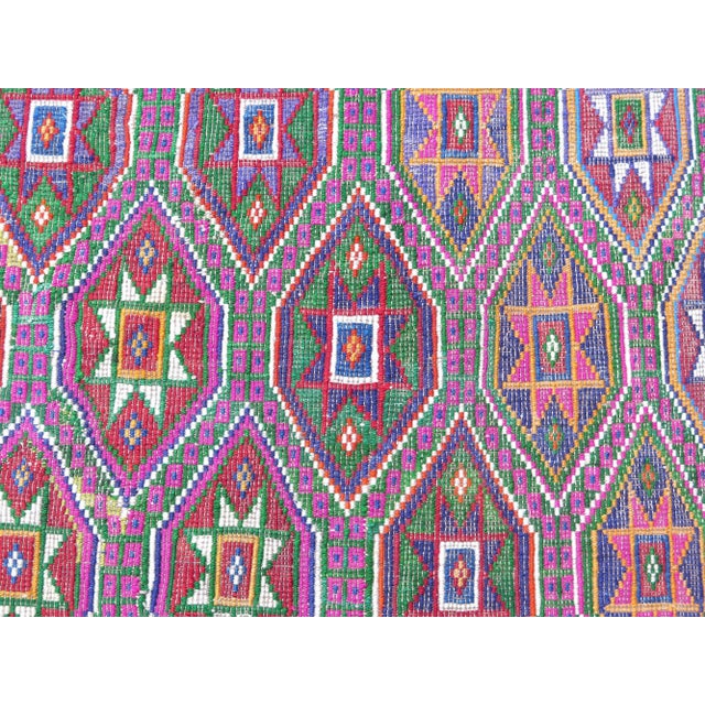 Textile 20th Century Turkish Handmade Large Boho Kilim Area Rug For Sale - Image 7 of 13
