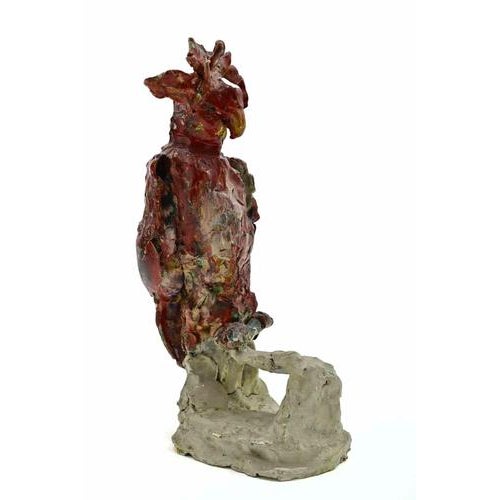 1960s Sirio Pellegrini, Parrot Sculpture, 1960s, Terracotta For Sale - Image 5 of 5