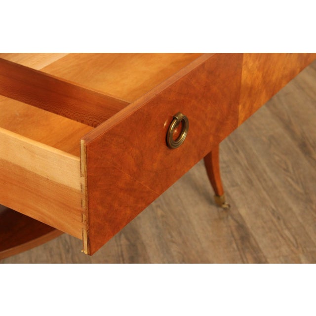 Hickory White Early 21st Century Hickory White French Art Deco Style Fruitwood Server For Sale - Image 4 of 13