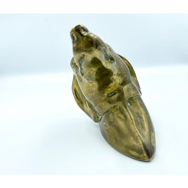 French Brass Greyhound Head, 1950s For Sale - Image 9 of 12