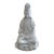 Mid 20th Century Blanc De Chine Porcelain Seated Kwan Yin Figure For Sale