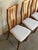 1980s In Style of Skovby Teak High-Back Upholstered Dining Chairs Set of 4 Danish Vintage 1980s For Sale - Image 5 of 9