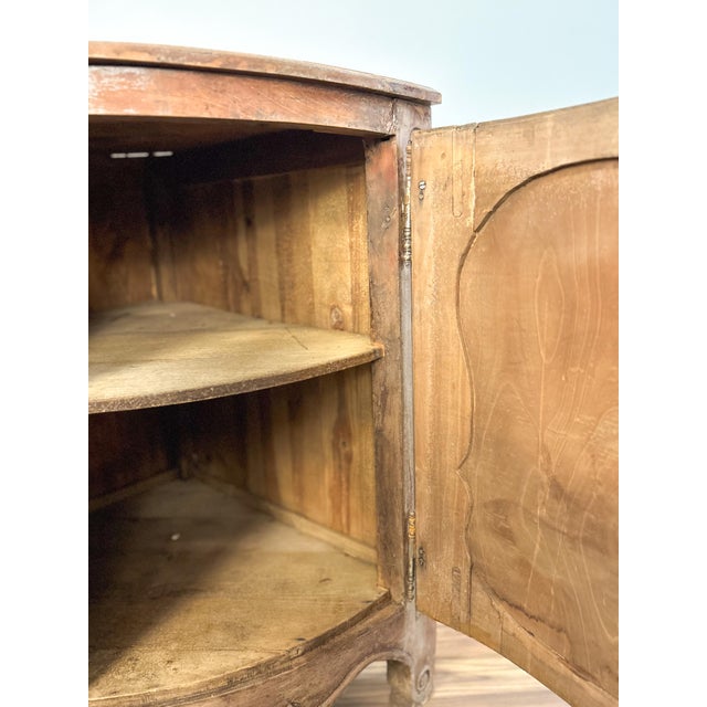 Wood Late 19th Century Louis Encoignure Corner Cabinet For Sale - Image 7 of 9