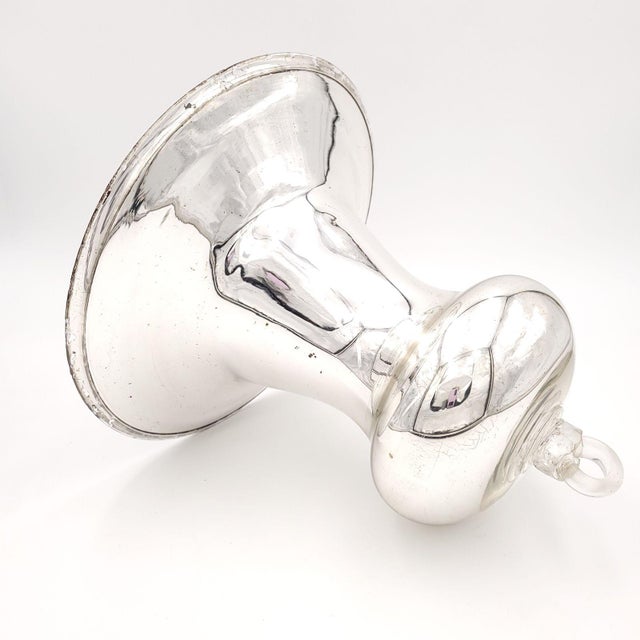 Mercury Glass Bell, England Circa 1860 For Sale In San Francisco - Image 6 of 8