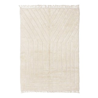 Hand-Knotted Wool Rug by Azele Studio For Sale