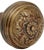 Add a distinctive touch to your decor with this rare pair of American cast bronze door knobs from the late 19th century....