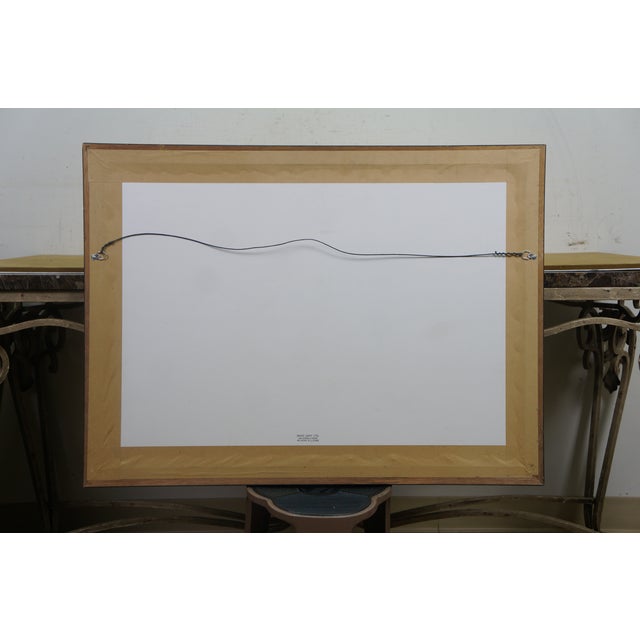 Late 20th Century Photograph Print of Traditional Wood Panel Luxury Library Lounge Bar Room 35" For Sale - Image 6 of 10