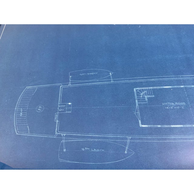 Original Yacht Blueprint P-201-2 by John Wells For Sale - Image 4 of 12