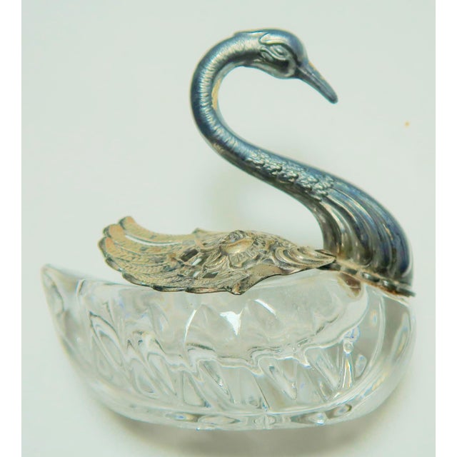 Early 20th Century Sterling Silver and Crystal Ring Box or Trinket Box. Very Elegant Presentation. For Sale - Image 5 of 15
