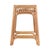 Spritely Home Accent Furniture Antigua 24.75 in. Seat Height Square Rattan Counter Stool with Footrest, Natural Rattan For Sale - Image 4 of 8