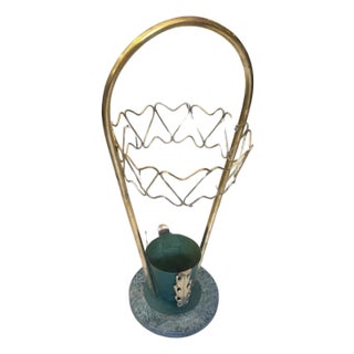 https://soundofvintageitaly.it/negozio/1950s-Mid-Century-Modern-Gio-Ponti-Style-Solid-Brass-Wall-Mirror-p836179180 For Sale