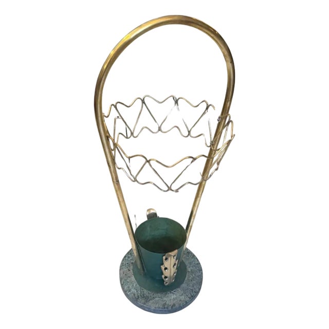 https://soundofvintageitaly.it/negozio/1950s-Mid-Century-Modern-Gio-Ponti-Style-Solid-Brass-Wall-Mirror-p836179180 For Sale