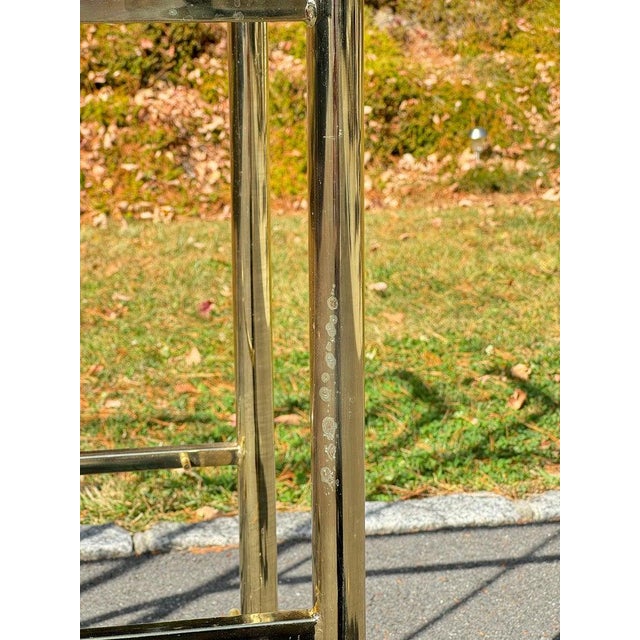 Design Institute of America Brass Etageres For Sale - Image 10 of 12