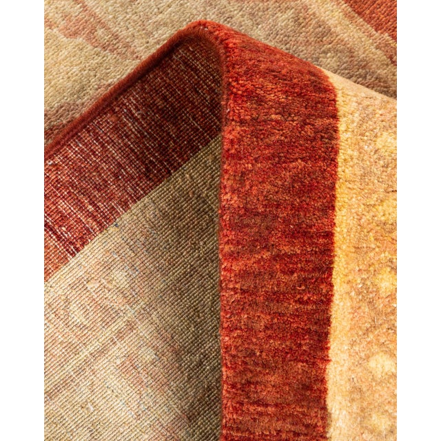 Mogul, One-of-a-Kind Hand-Knotted Area Rug - Yellow, 12' 6" x 15' 3" For Sale In New York - Image 6 of 8