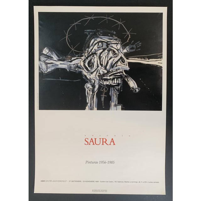 Saura Exhibition Poster, 1989 For Sale - Image 6 of 6