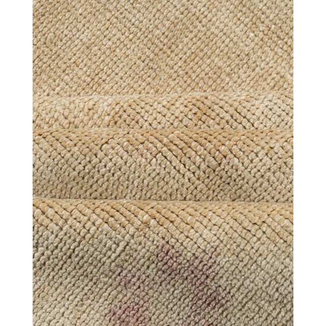 Vintage Circa 1940 Turkish Oushak Rug 4ft 8in X 8ft 9in For Sale - Image 4 of 13