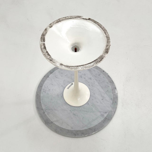 Tulip Side Table in Marble by Eero Saarinen for Knoll, 1970s For Sale - Image 9 of 11