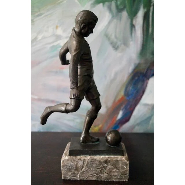 Art Deco Bronze Statues, Germany, 1930s, Set of 2 For Sale - Image 9 of 13