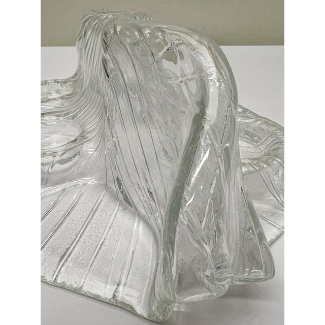 Vintage Art Glass Candleholder by Muurla Finland, 1970s For Sale - Image 9 of 12
