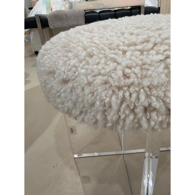 Textile Winter Stool For Sale - Image 7 of 7